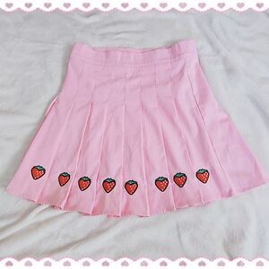 Romwe strawberry skirt